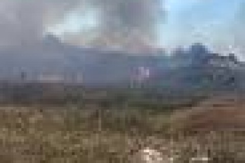 Incêndio em Matagal atinge condomínio na SE-100 em Itaporanga d’Ajuda